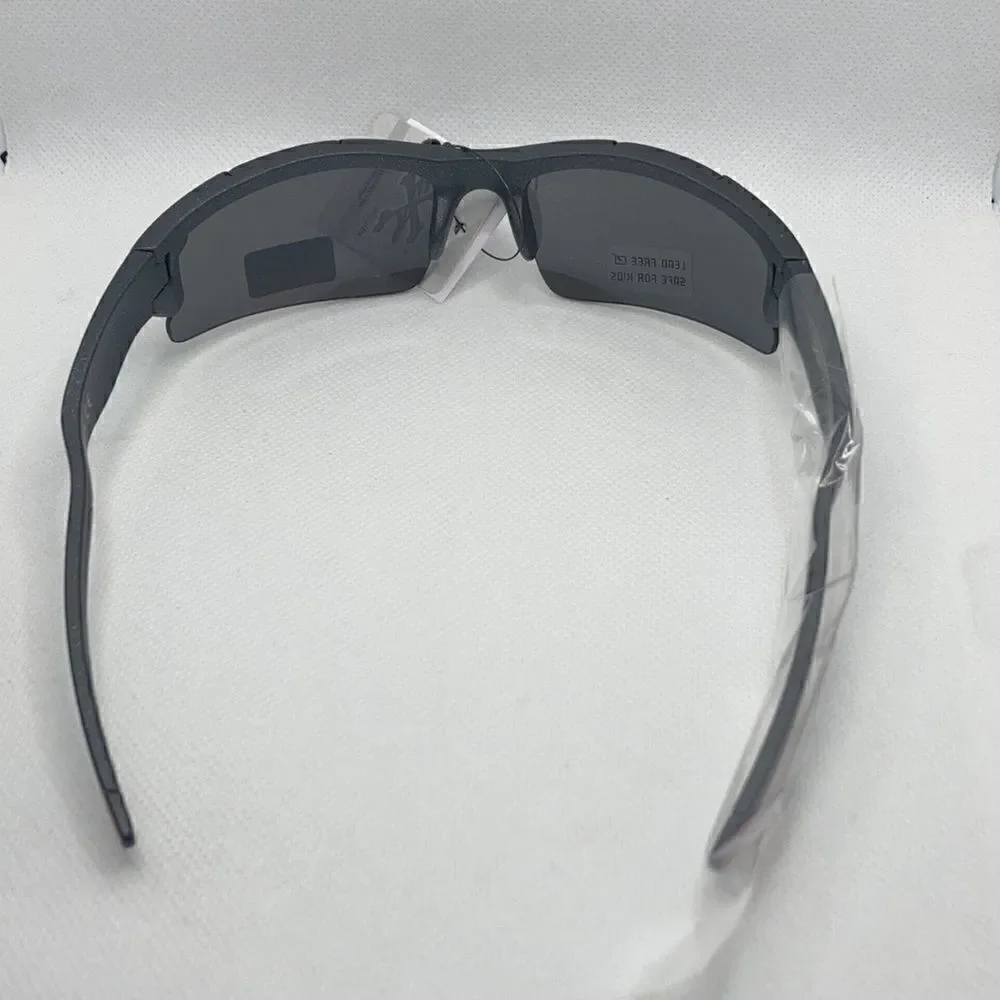 X-Loop Kids Boys Sport Wrap Semi Rimless Mirrored Lens Sunglasses